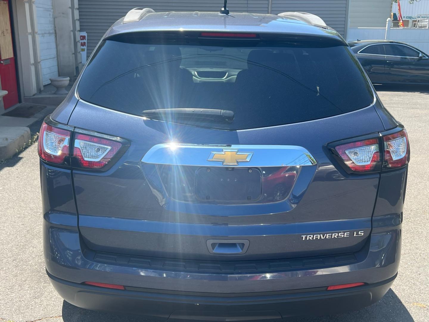 2013 Blue /gray Chevrolet Traverse (1GNKRFED4DJ) , located at 1018 Brunswick Ave, Trenton, NJ, 08638, (609) 989-0900, 40.240086, -74.748085 - Photo#6